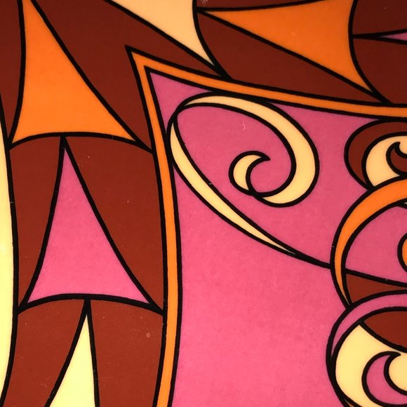 Emilio Pucci Vintage Richard Ginori Plate - 1970's - Excellent Condition w/Box. - Picture 6 of 15